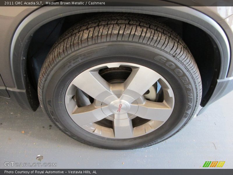 Medium Brown Metallic / Cashmere 2011 GMC Acadia SLT