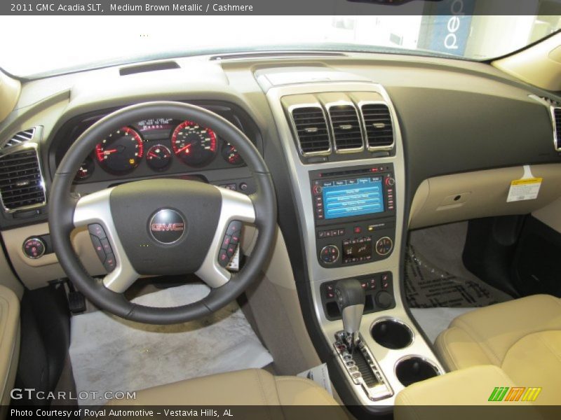 Medium Brown Metallic / Cashmere 2011 GMC Acadia SLT