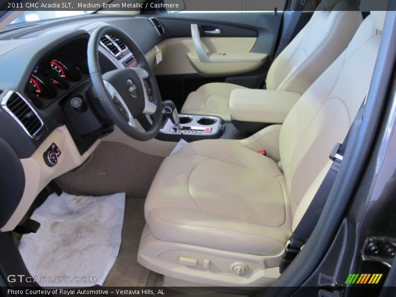 Medium Brown Metallic / Cashmere 2011 GMC Acadia SLT