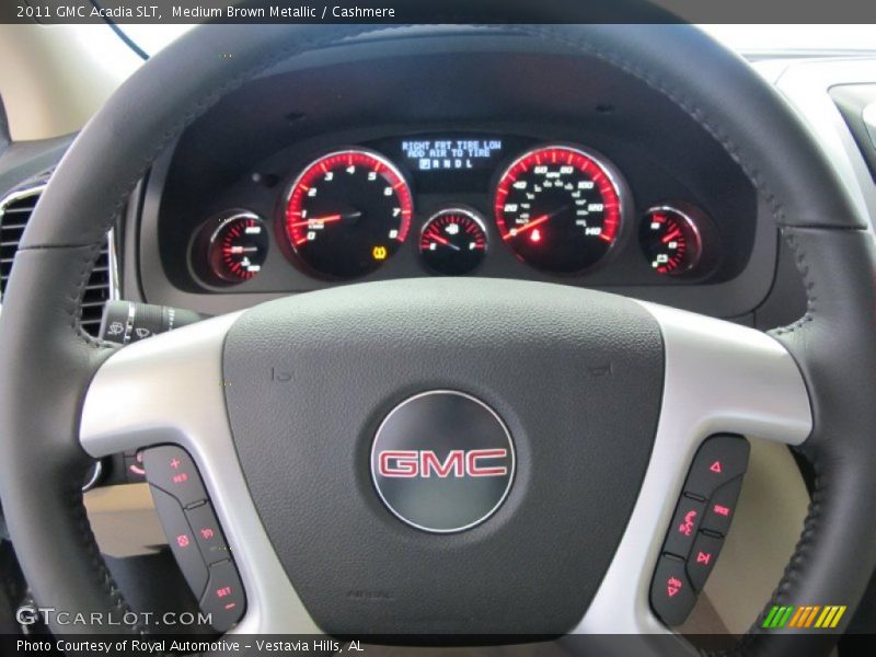 Medium Brown Metallic / Cashmere 2011 GMC Acadia SLT