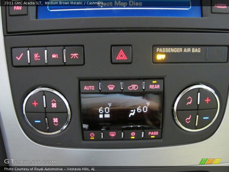 Medium Brown Metallic / Cashmere 2011 GMC Acadia SLT