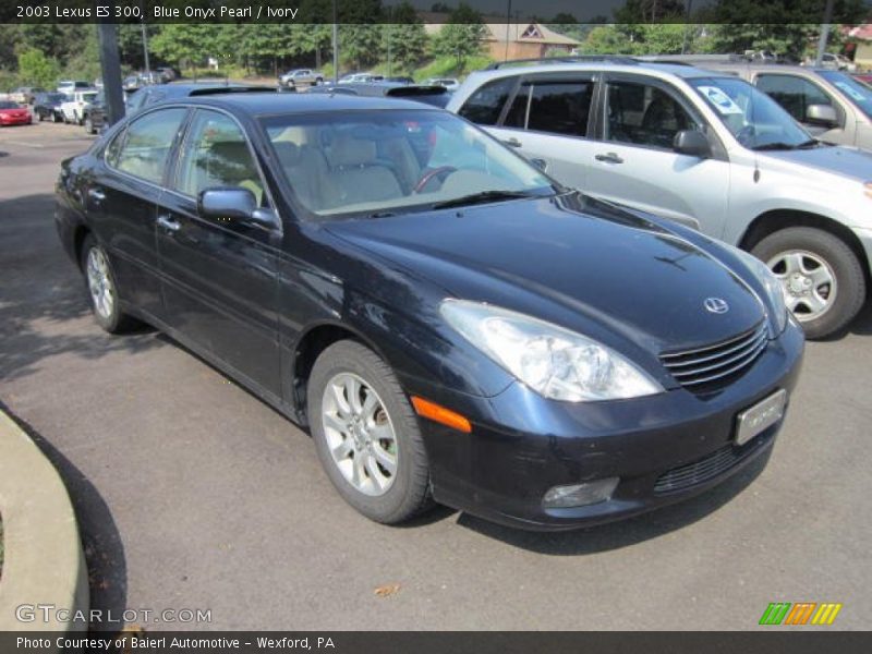 Blue Onyx Pearl / Ivory 2003 Lexus ES 300