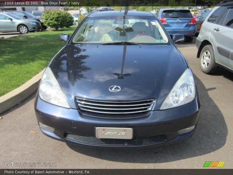Blue Onyx Pearl / Ivory 2003 Lexus ES 300
