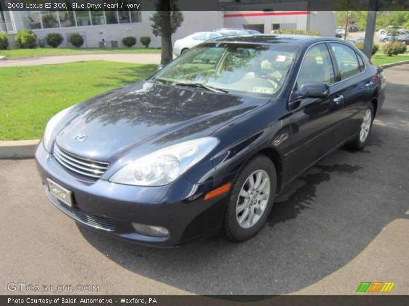 Blue Onyx Pearl / Ivory 2003 Lexus ES 300