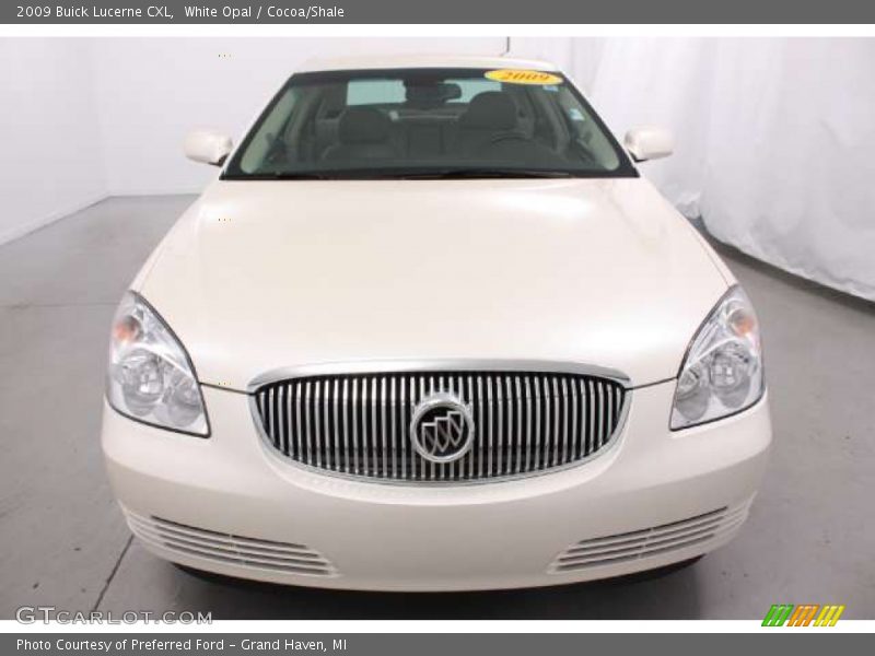 White Opal / Cocoa/Shale 2009 Buick Lucerne CXL