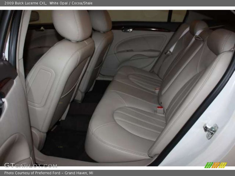 White Opal / Cocoa/Shale 2009 Buick Lucerne CXL