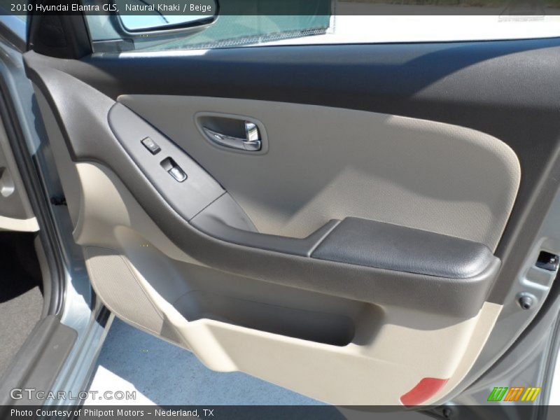 Natural Khaki / Beige 2010 Hyundai Elantra GLS