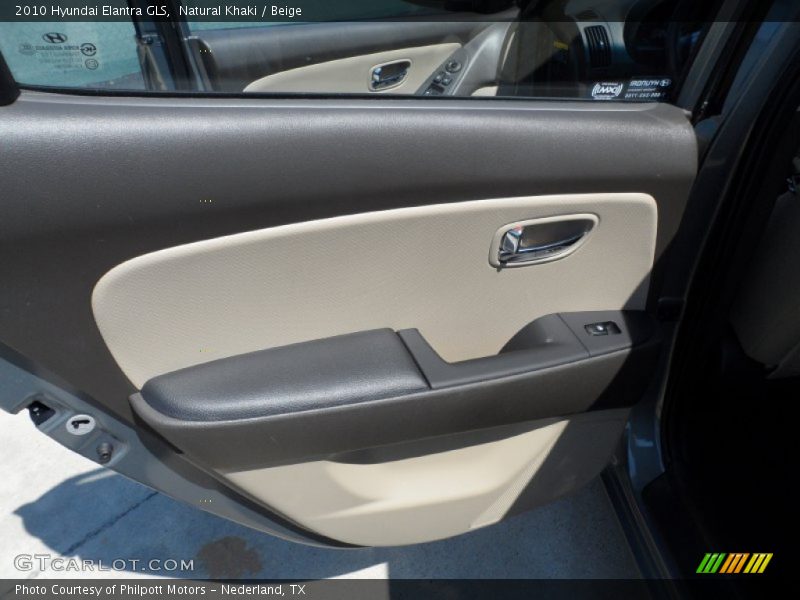 Natural Khaki / Beige 2010 Hyundai Elantra GLS