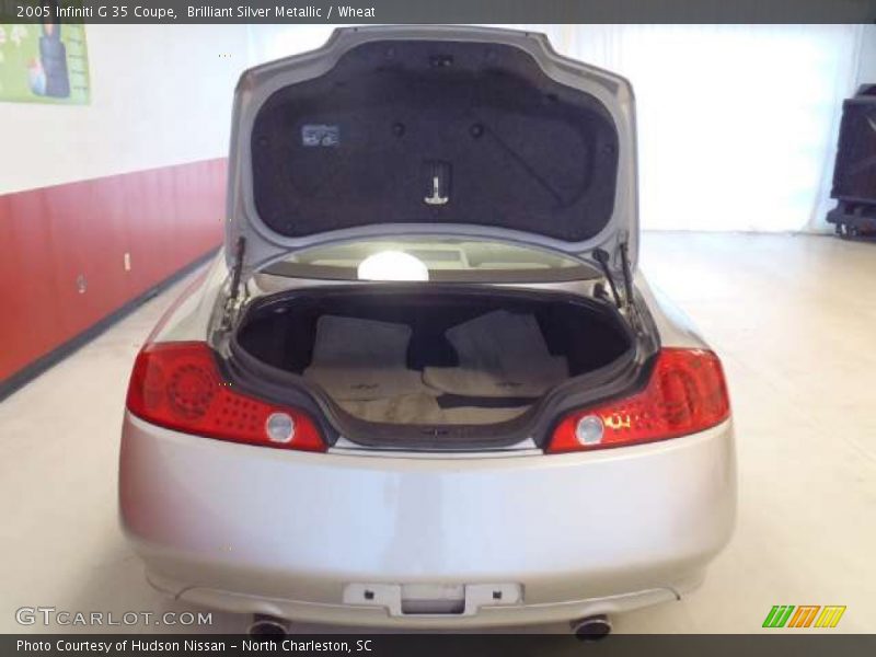 Brilliant Silver Metallic / Wheat 2005 Infiniti G 35 Coupe