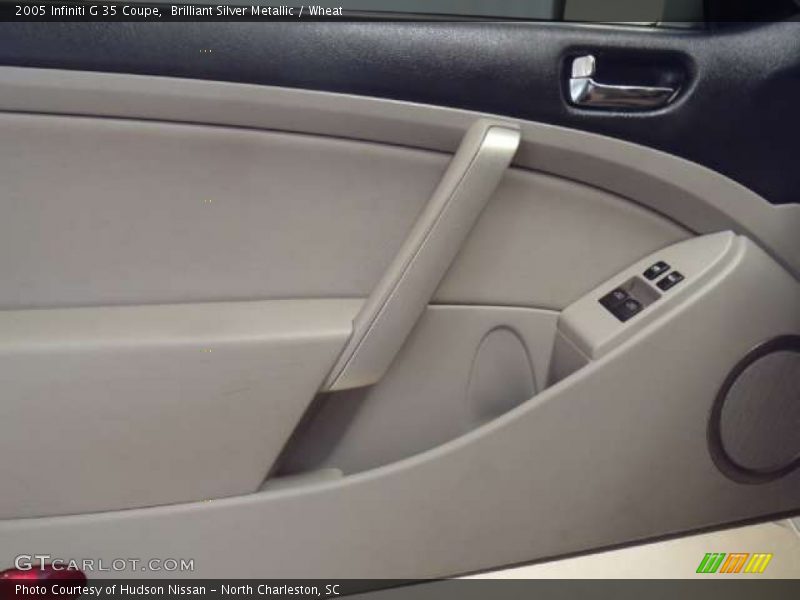 Brilliant Silver Metallic / Wheat 2005 Infiniti G 35 Coupe