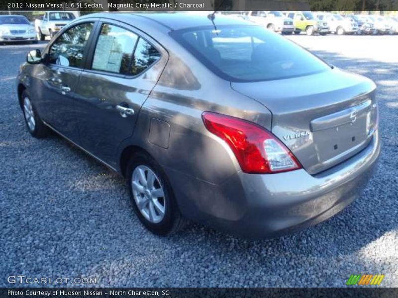 Magnetic Gray Metallic / Charcoal 2012 Nissan Versa 1.6 SL Sedan