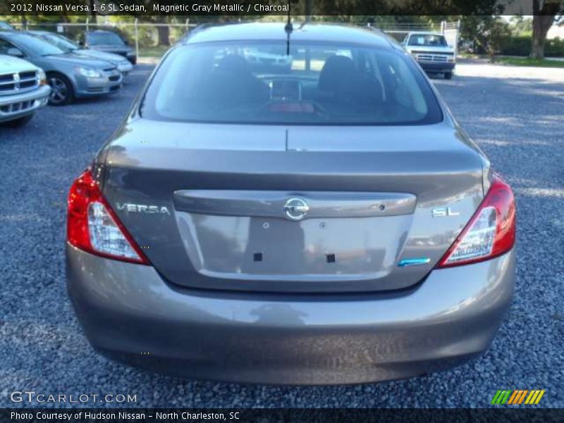 Magnetic Gray Metallic / Charcoal 2012 Nissan Versa 1.6 SL Sedan