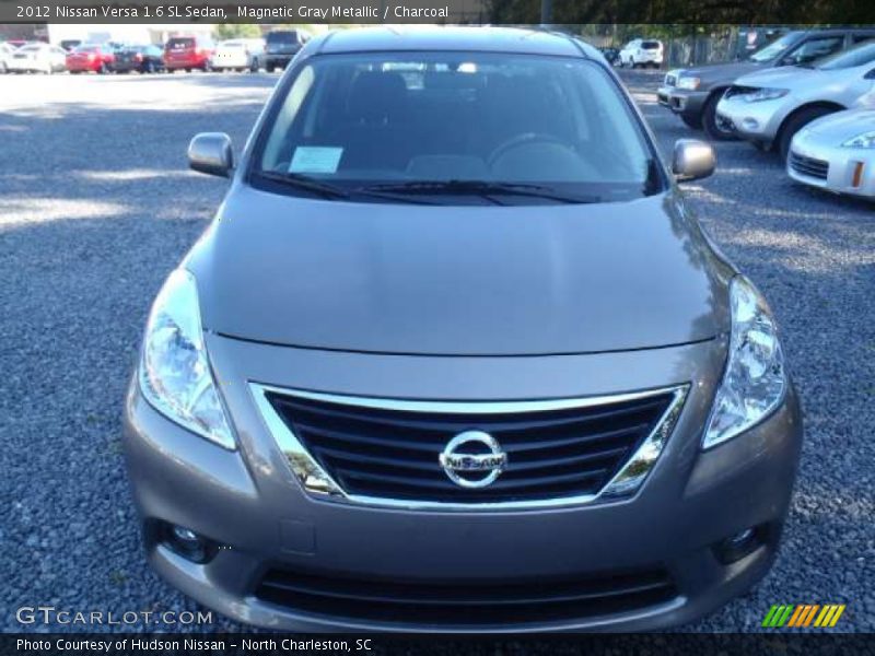 Magnetic Gray Metallic / Charcoal 2012 Nissan Versa 1.6 SL Sedan