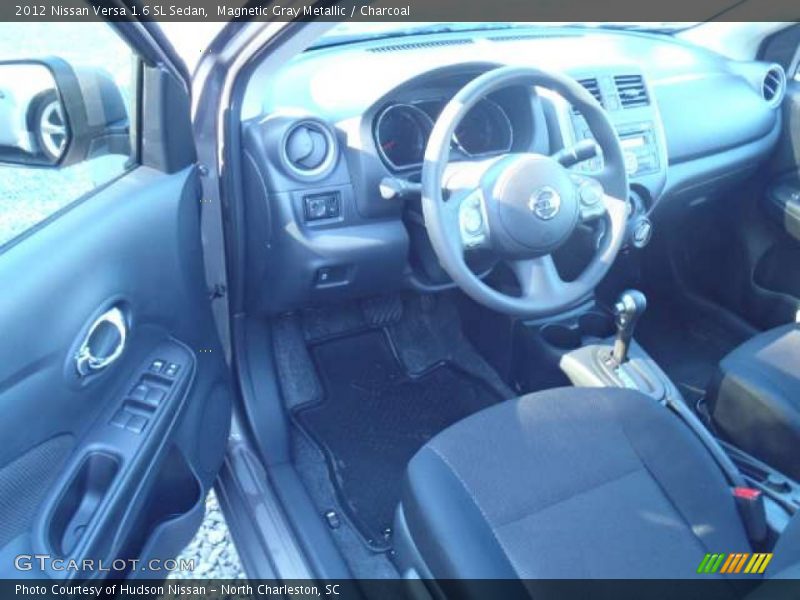 Magnetic Gray Metallic / Charcoal 2012 Nissan Versa 1.6 SL Sedan