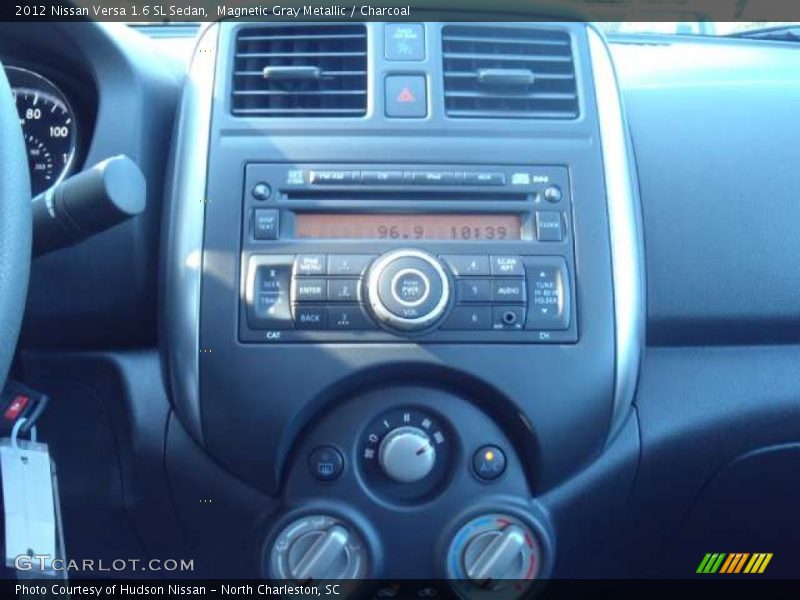 Magnetic Gray Metallic / Charcoal 2012 Nissan Versa 1.6 SL Sedan