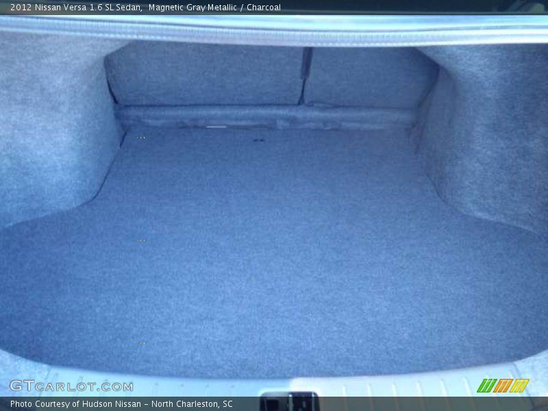 Magnetic Gray Metallic / Charcoal 2012 Nissan Versa 1.6 SL Sedan