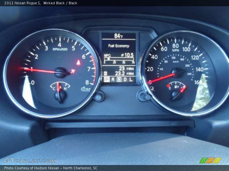 Wicked Black / Black 2011 Nissan Rogue S