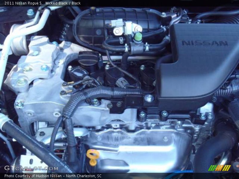 Wicked Black / Black 2011 Nissan Rogue S