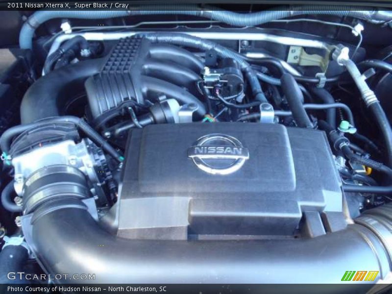 Super Black / Gray 2011 Nissan Xterra X