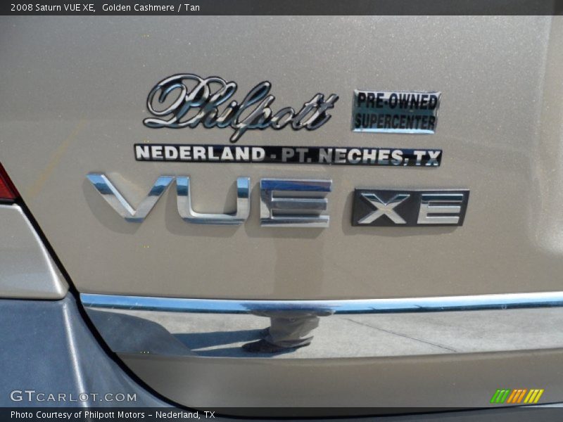 Golden Cashmere / Tan 2008 Saturn VUE XE