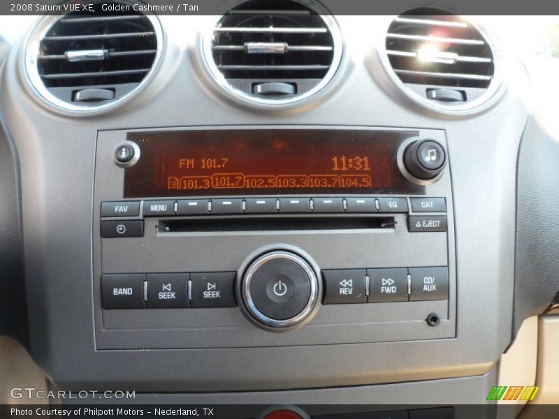 Golden Cashmere / Tan 2008 Saturn VUE XE