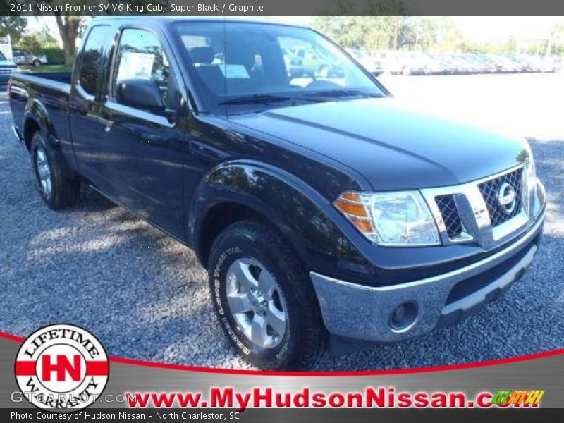 Super Black / Graphite 2011 Nissan Frontier SV V6 King Cab