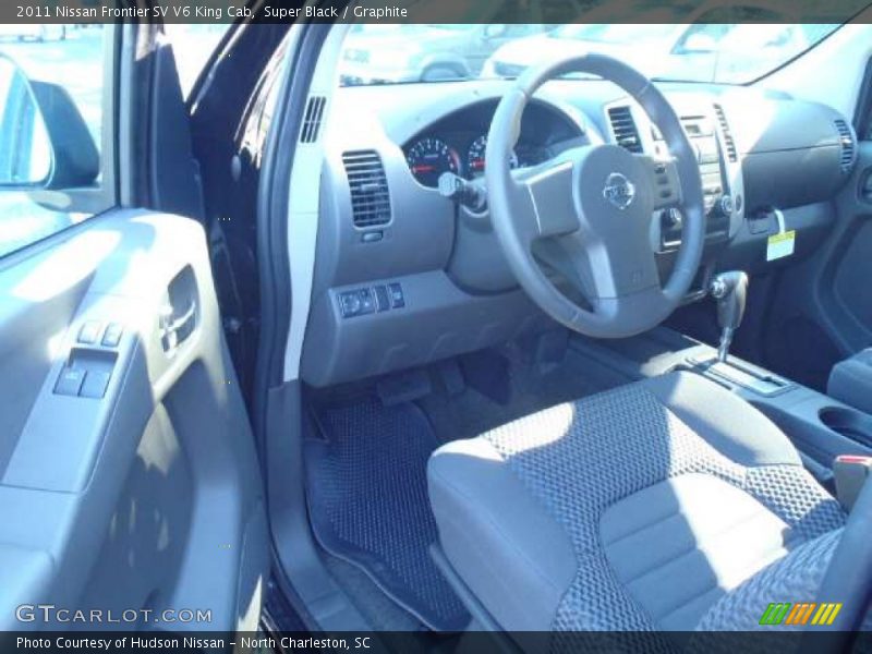 Super Black / Graphite 2011 Nissan Frontier SV V6 King Cab