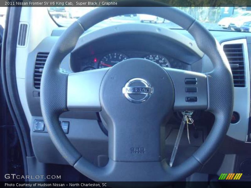 Super Black / Graphite 2011 Nissan Frontier SV V6 King Cab