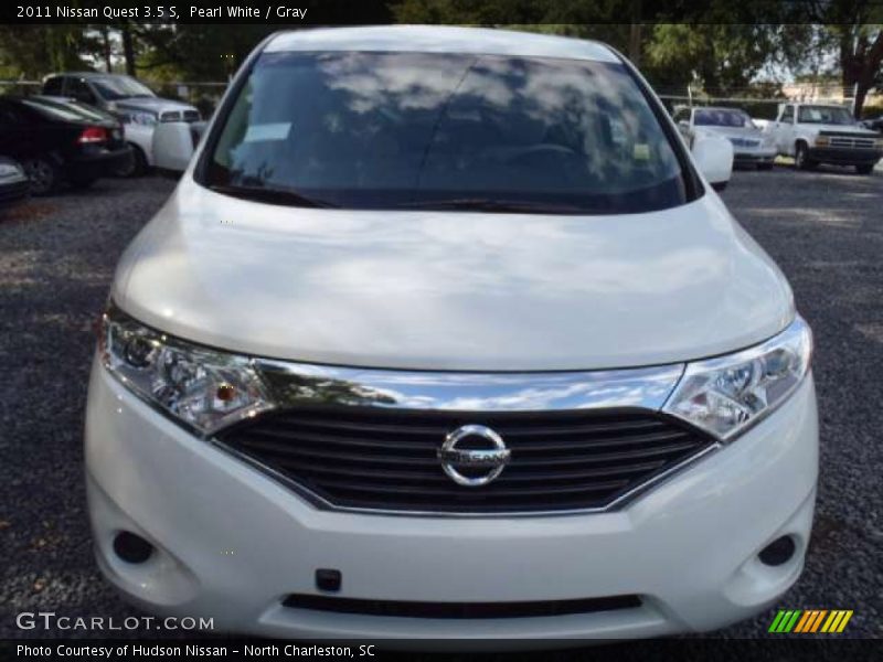 Pearl White / Gray 2011 Nissan Quest 3.5 S