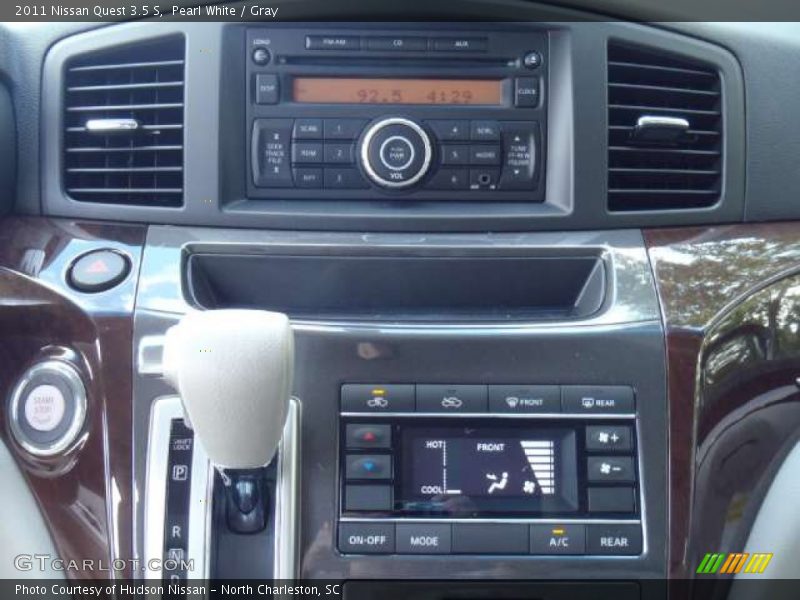 Pearl White / Gray 2011 Nissan Quest 3.5 S