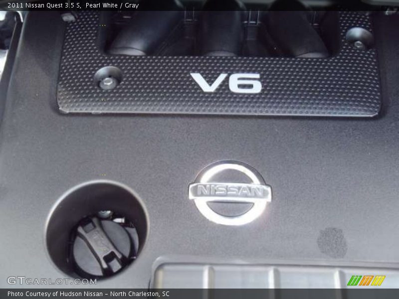 Pearl White / Gray 2011 Nissan Quest 3.5 S