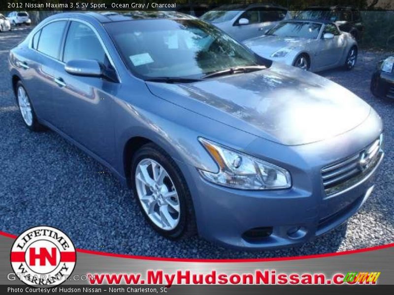 Ocean Gray / Charcoal 2012 Nissan Maxima 3.5 SV Sport