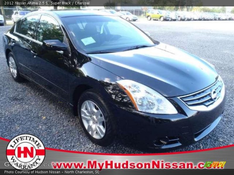 Super Black / Charcoal 2012 Nissan Altima 2.5 S