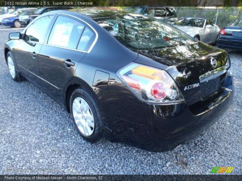 Super Black / Charcoal 2012 Nissan Altima 2.5 S