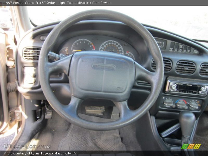 Light Taupe Metallic / Dark Pewter 1997 Pontiac Grand Prix SE Sedan