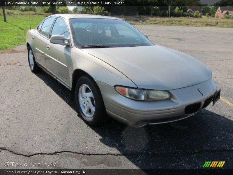 Light Taupe Metallic / Dark Pewter 1997 Pontiac Grand Prix SE Sedan