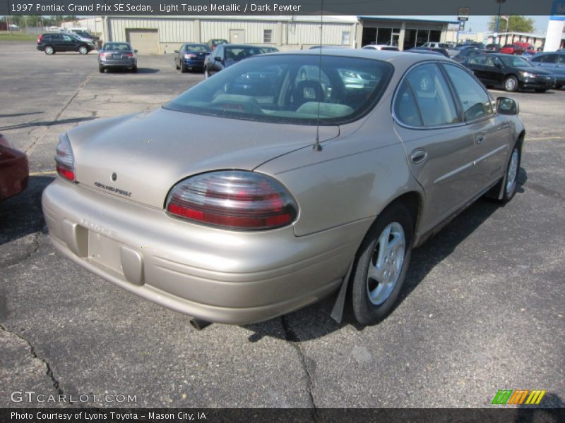 Light Taupe Metallic / Dark Pewter 1997 Pontiac Grand Prix SE Sedan