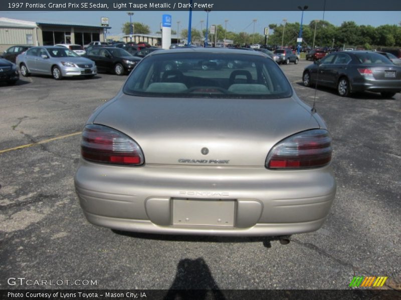 Light Taupe Metallic / Dark Pewter 1997 Pontiac Grand Prix SE Sedan