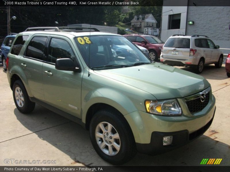 Kiwi Green Metallic / Charcoal Black 2008 Mazda Tribute s Grand Touring 4WD