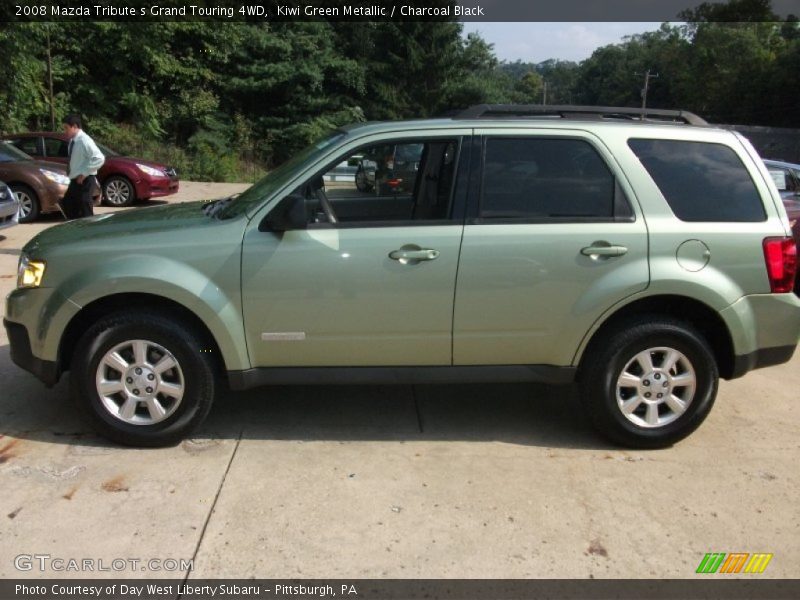 Kiwi Green Metallic / Charcoal Black 2008 Mazda Tribute s Grand Touring 4WD