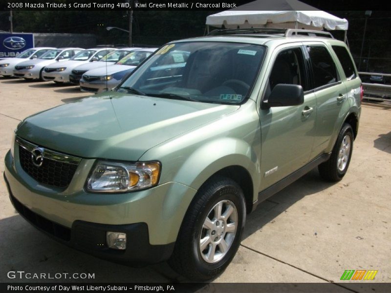 Kiwi Green Metallic / Charcoal Black 2008 Mazda Tribute s Grand Touring 4WD
