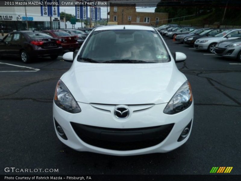 Crystal White Pearl / Black 2011 Mazda MAZDA2 Touring