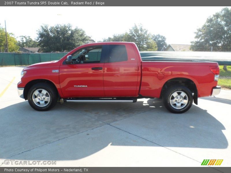 Radiant Red / Beige 2007 Toyota Tundra SR5 Double Cab