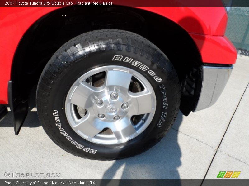 Radiant Red / Beige 2007 Toyota Tundra SR5 Double Cab