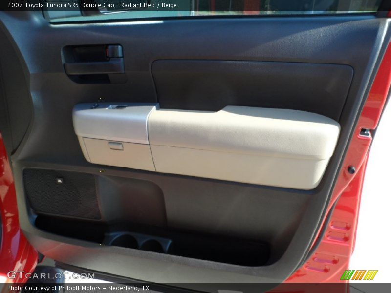 Radiant Red / Beige 2007 Toyota Tundra SR5 Double Cab