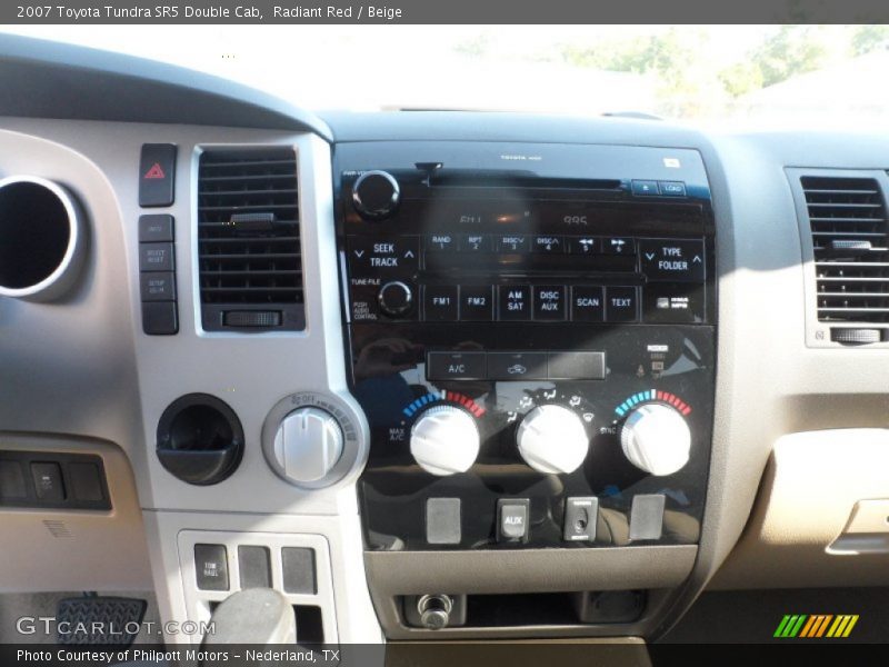 Radiant Red / Beige 2007 Toyota Tundra SR5 Double Cab