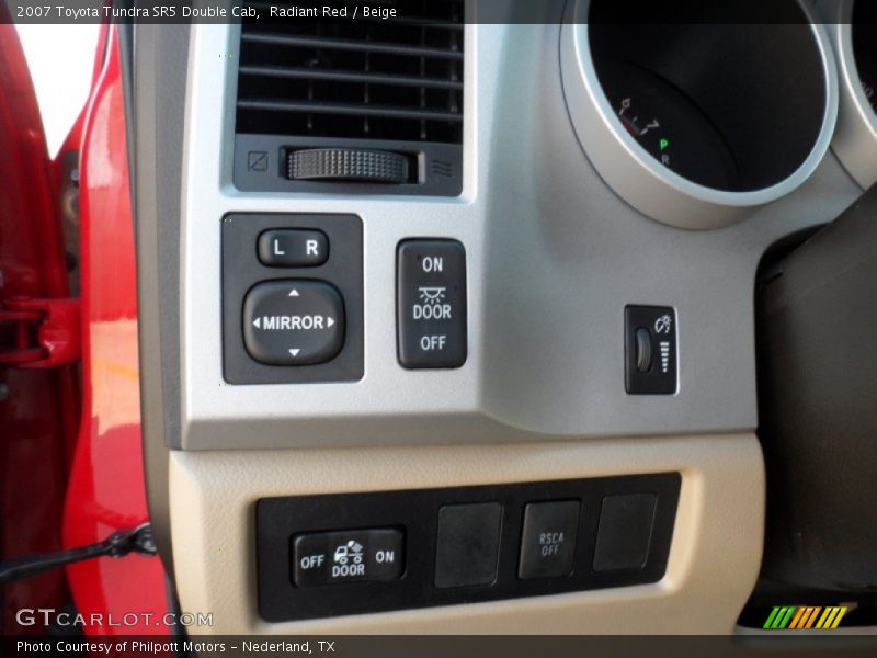Radiant Red / Beige 2007 Toyota Tundra SR5 Double Cab