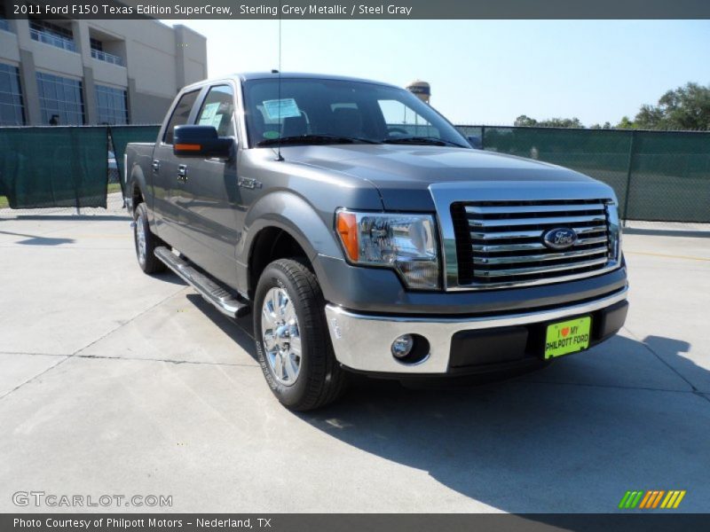 Sterling Grey Metallic / Steel Gray 2011 Ford F150 Texas Edition SuperCrew