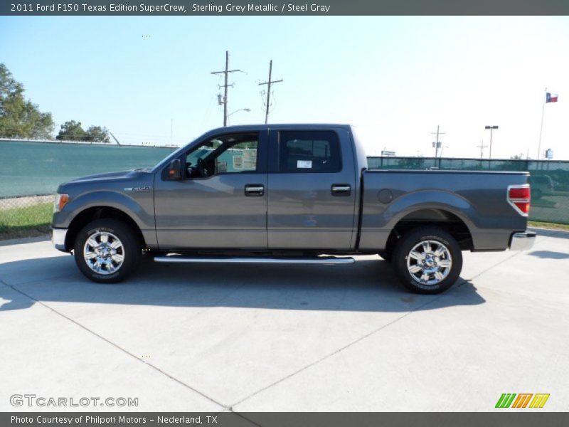 Sterling Grey Metallic / Steel Gray 2011 Ford F150 Texas Edition SuperCrew