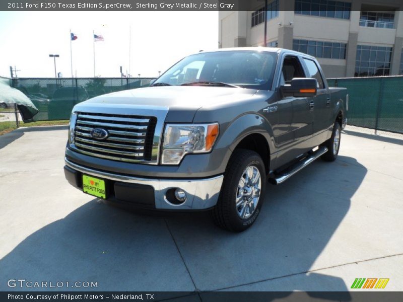Sterling Grey Metallic / Steel Gray 2011 Ford F150 Texas Edition SuperCrew